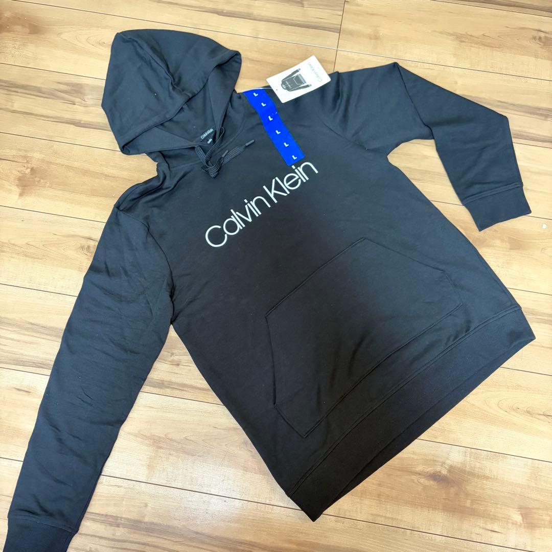 カルバンクライン　新品　パーカー　セットアップ　ジョガーパンツ　正規　ビッグロゴ