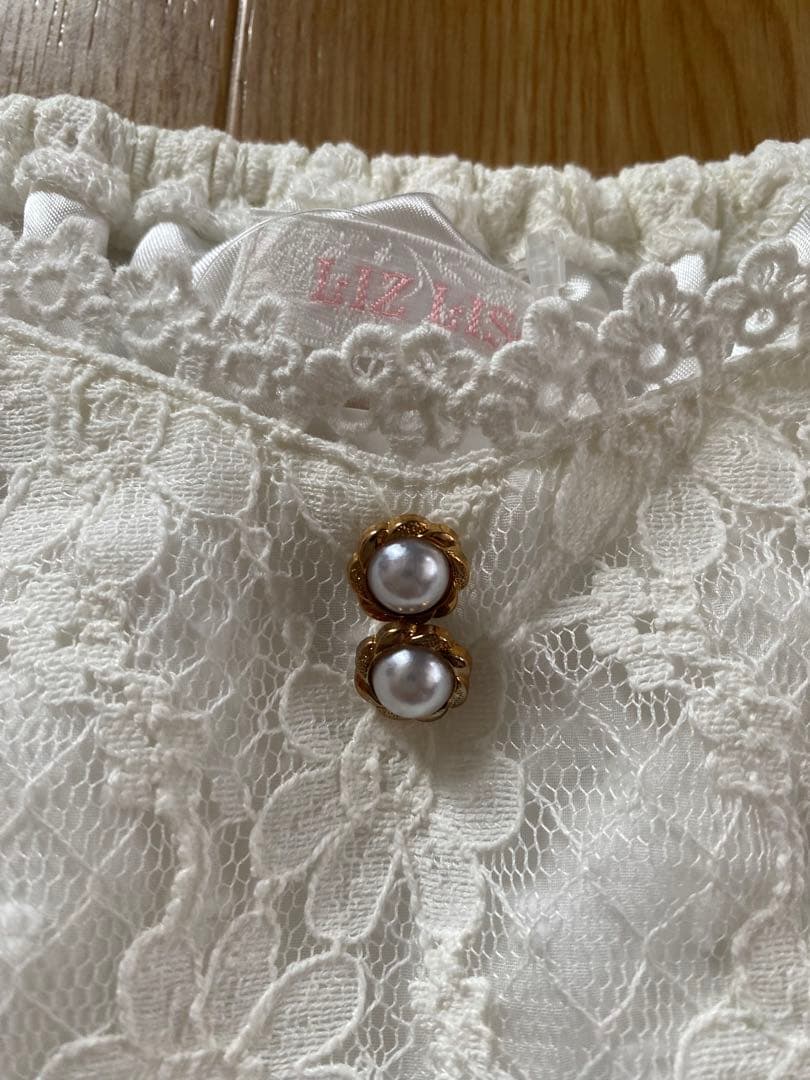 LIZ LISA ダブルレースアップオフショルワンピース レース ポコポコ