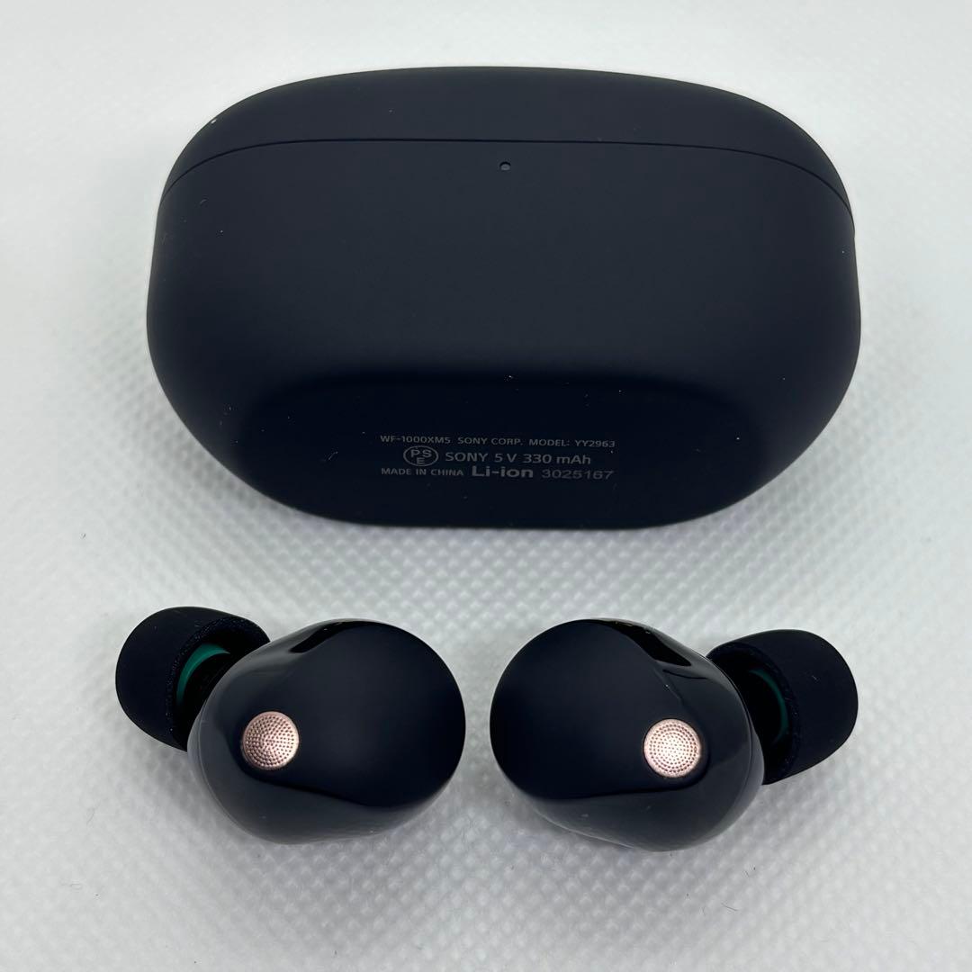 SONY WF-1000XM5 ワイヤレスイヤホン　ブラック 美品