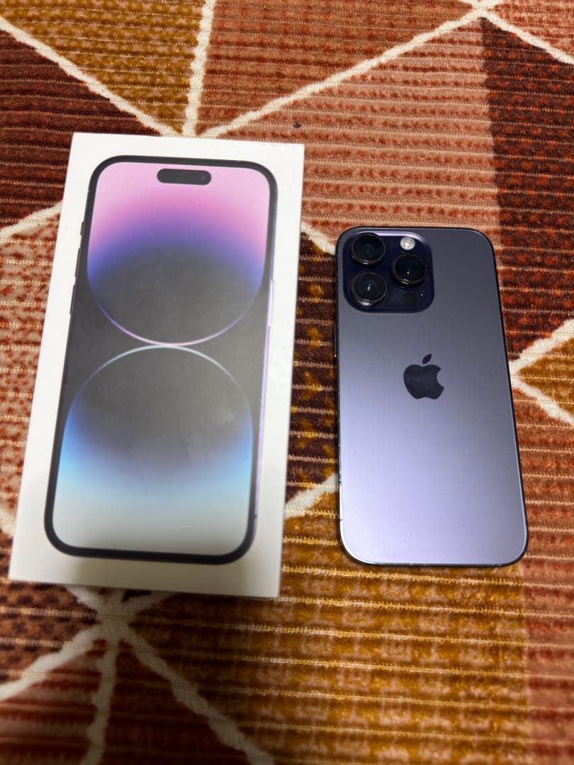 Apple iPhone 14 Pro ディープパープル 本体　即購入おっけー！