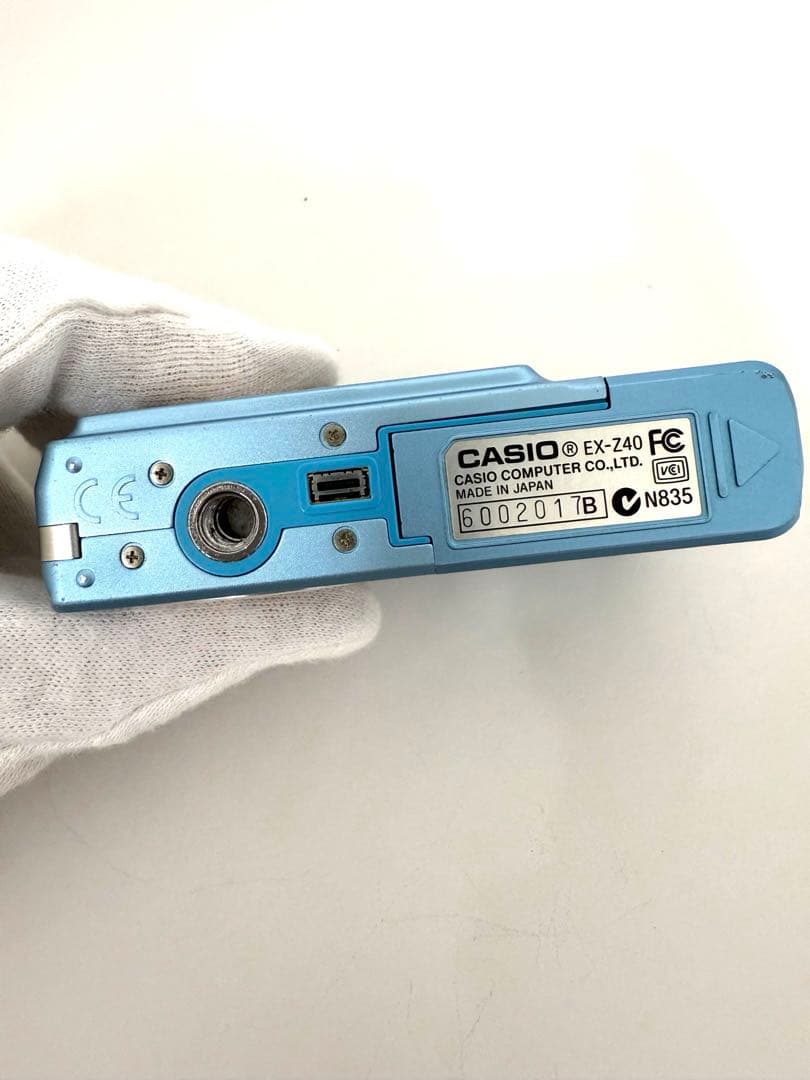 k*)様 【美品】CASIO EXILIM ZOOM EX-Z40 ブルー