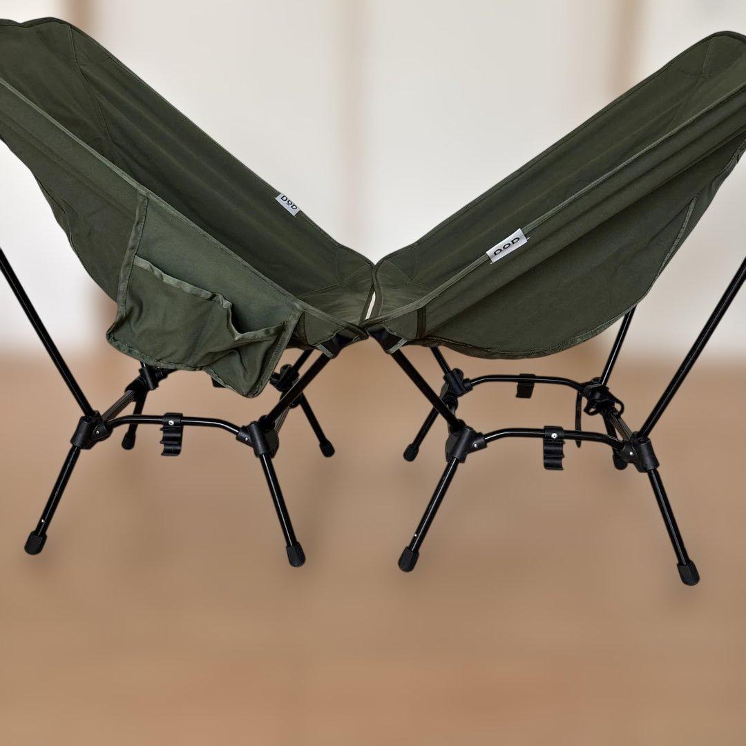 【恋蓮様】DOD スゴイッス カーキ 2脚