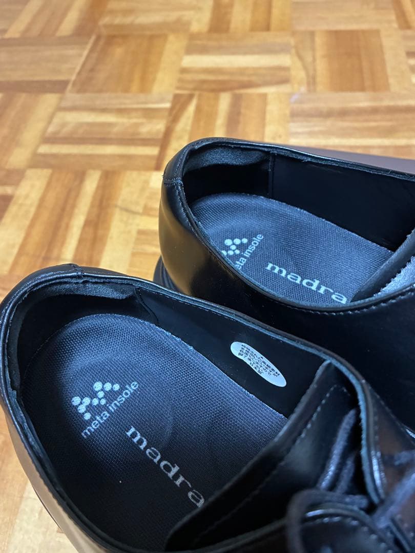madras リカバリー メタインソール ストレートチップ レザーシューズ 27
