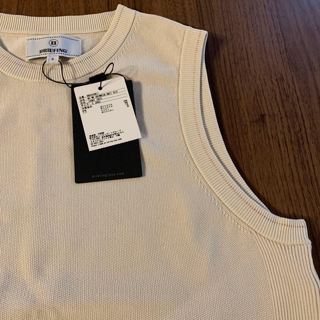 BRIEFINGゴルフウェアレディースベストS新品未使用 ショッパー付