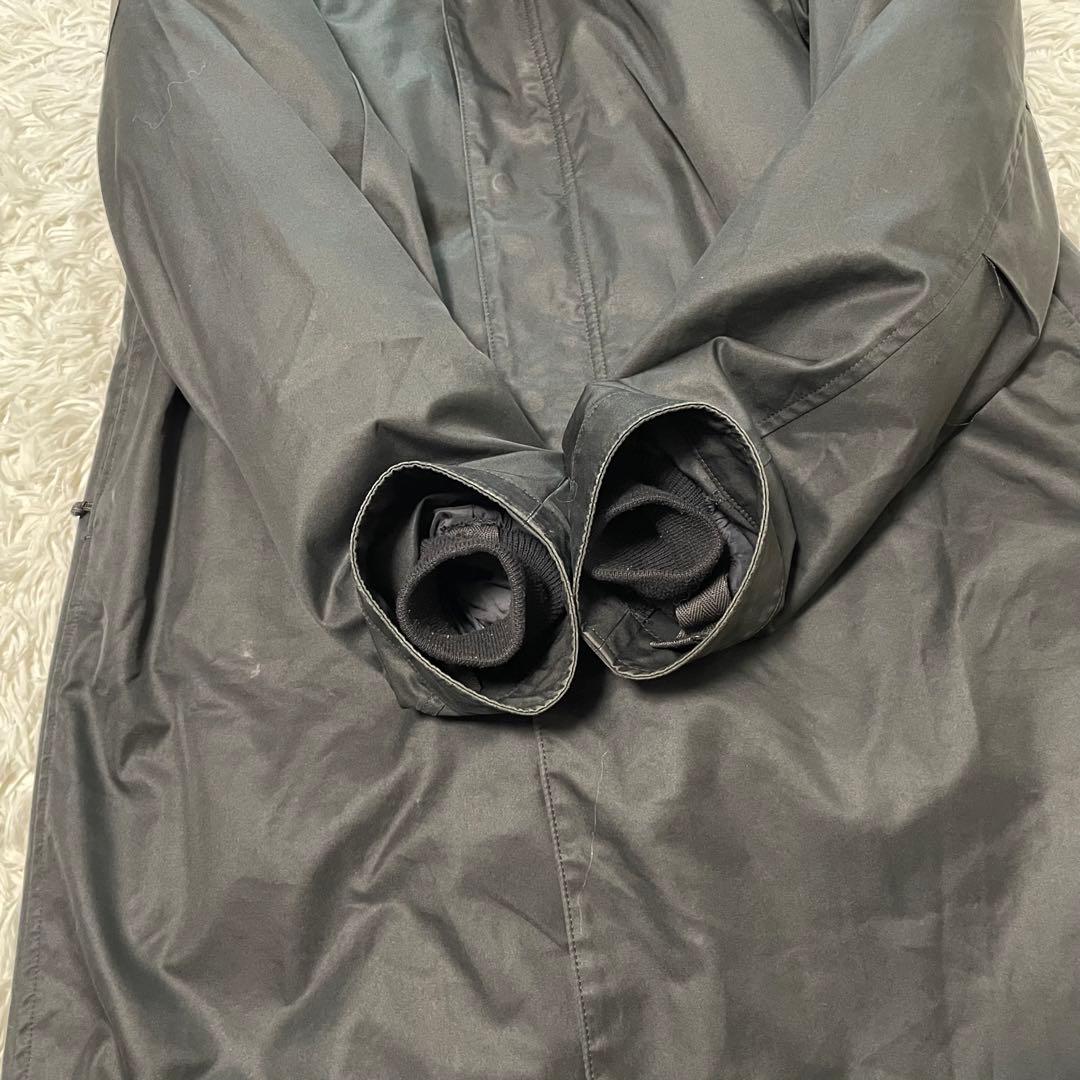 超名作/XL相当　ラッドミュージシャン　ボリュームネックモッズコート　ブラック