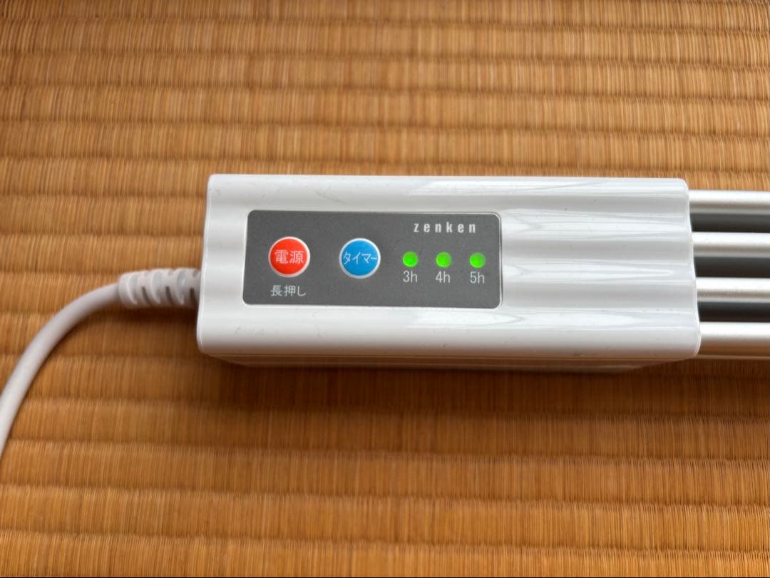 zenken スリムヒーター タイマー付き150cm収納袋付き