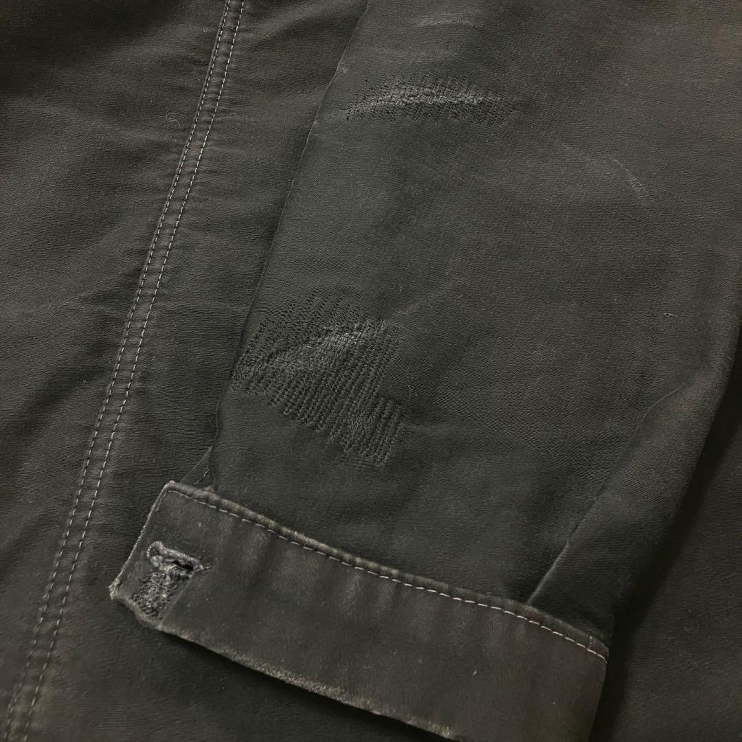 〜40s ブラックモールスキンジャケット