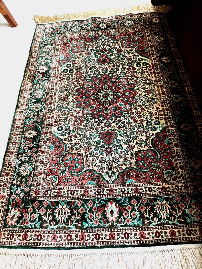 イラン製 ペルシャ絨毯 ／イスファハーン ガシャーンデザイン