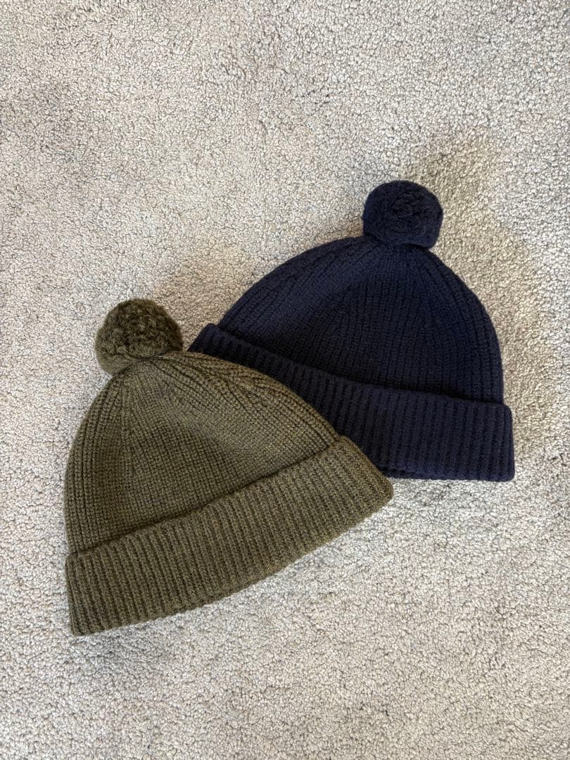 【新品未使用】Nigel Cabourn マウンテニアニット帽キャップ2色セット