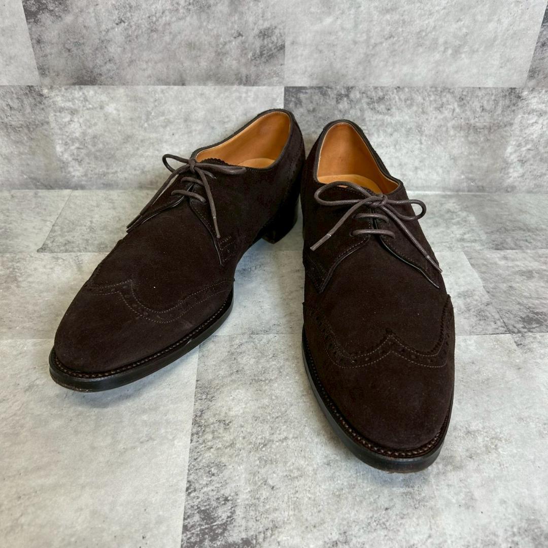 タマヤフットウェア ウィングチップ スウェードシューズ 7.5 RG330