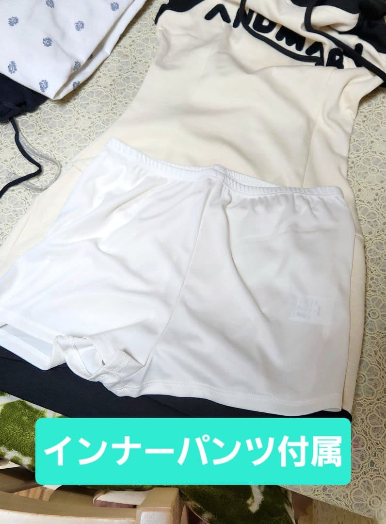 ワンピース ANDMARY Mary logo mini dress black