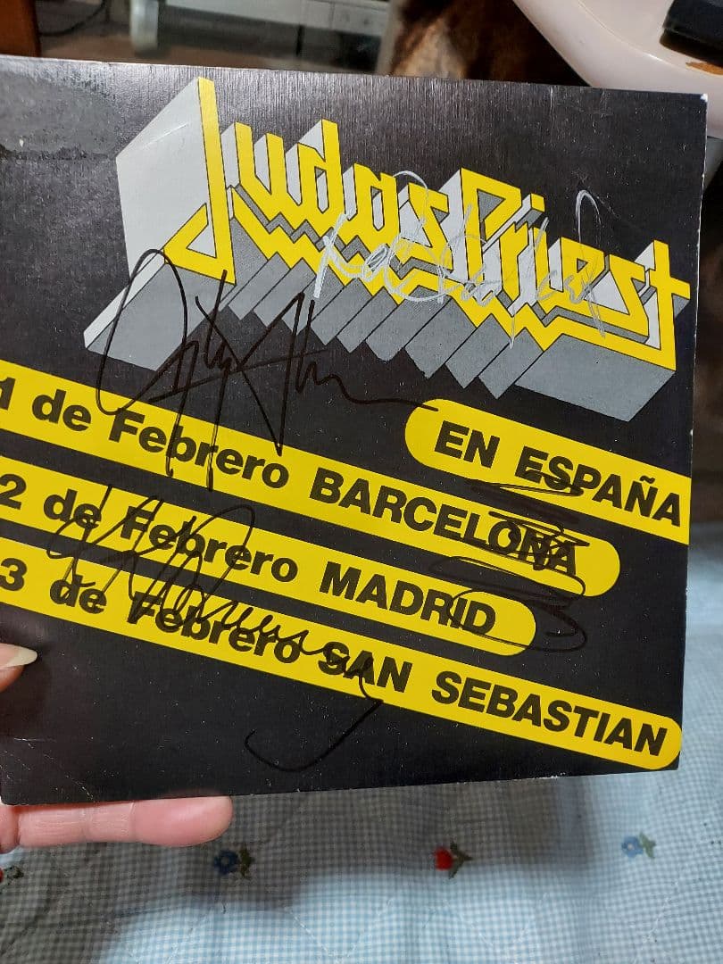 Judas Priest サイン入りレコード