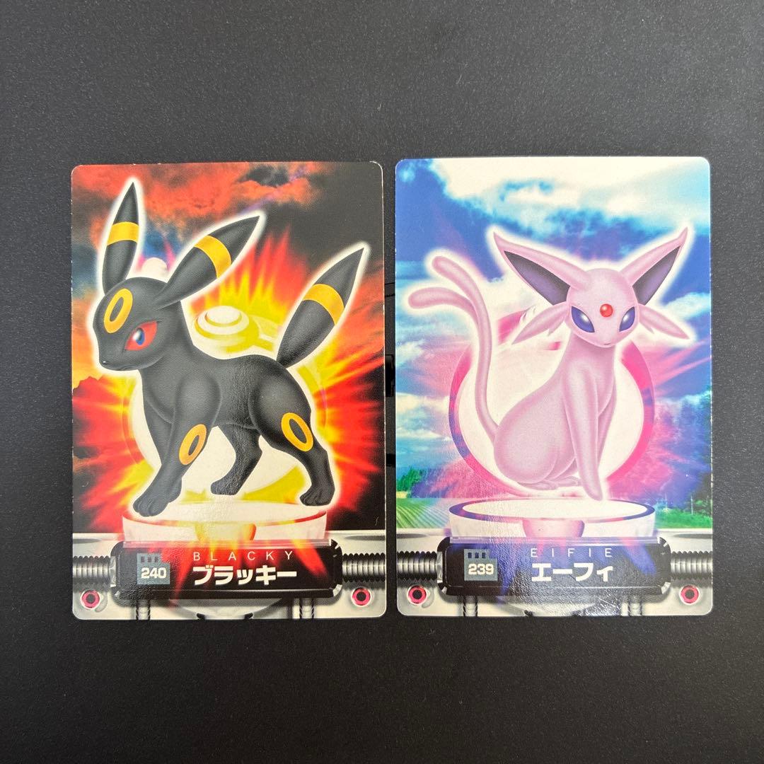 ポケモンカード　ブラッキー エーフィ セット　ずかんカード