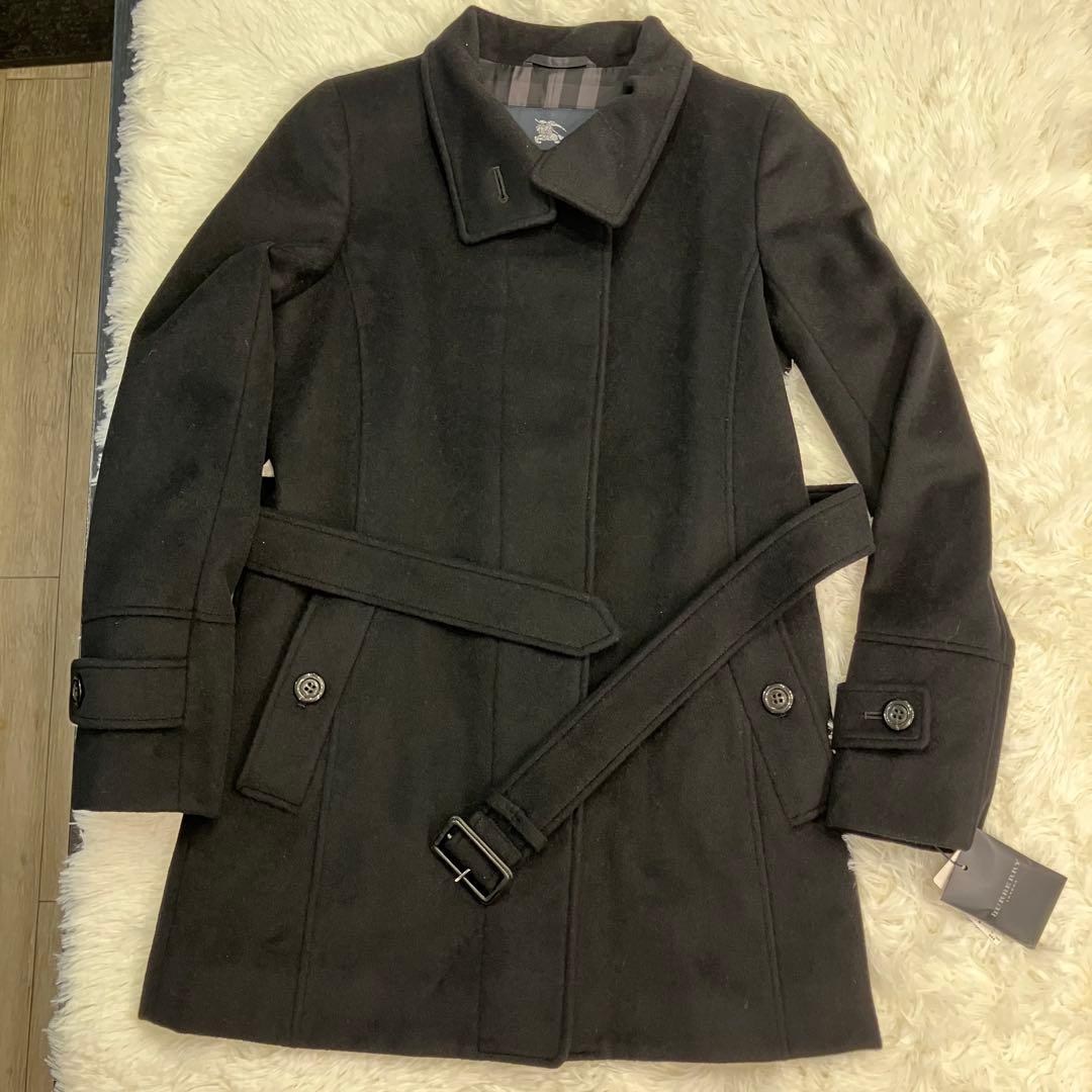 【新品タグ付き】BURBERRY ウールコート ブラック38