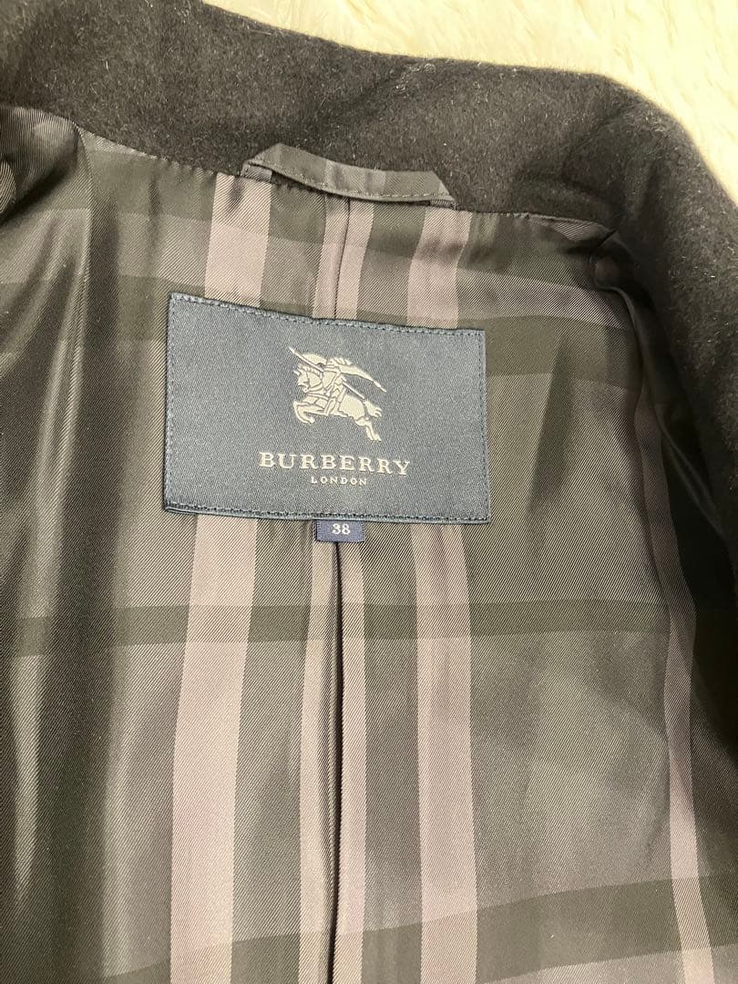 【新品タグ付き】BURBERRY ウールコート ブラック38