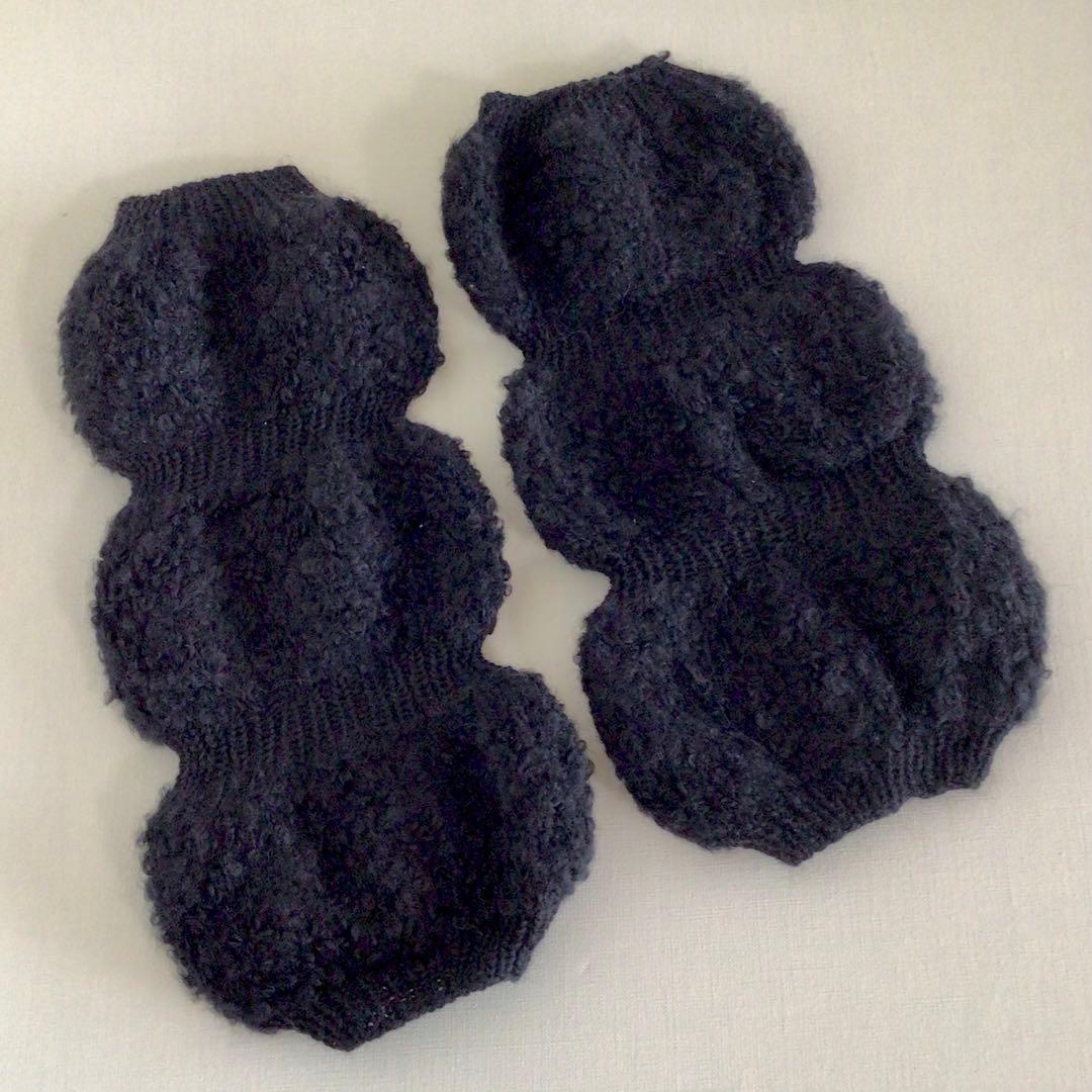 アルパカウールのプードルレッグウォーマー 他3点おまとめ