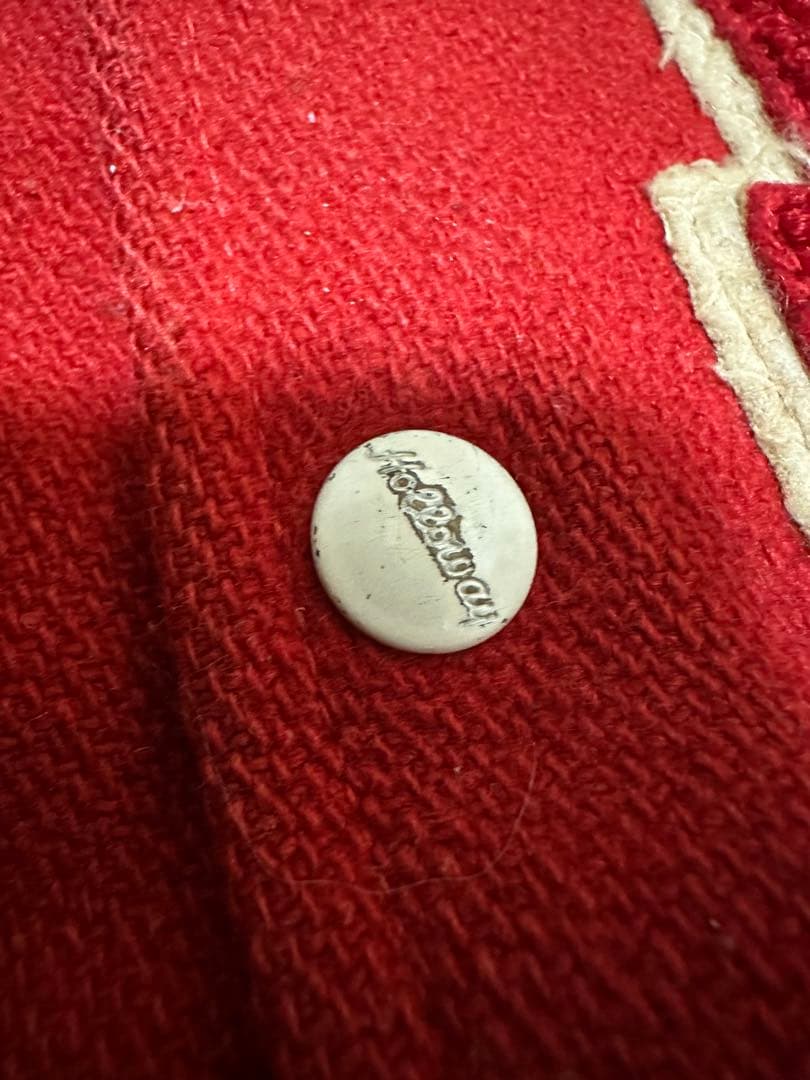 70’s スタジャン アワードジャケット　ヴィンテージ usa 襟付き裾リブ無し