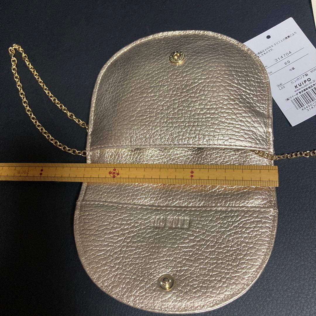 新品未使用　ANNA SUI マイティティマルチケース牛革製