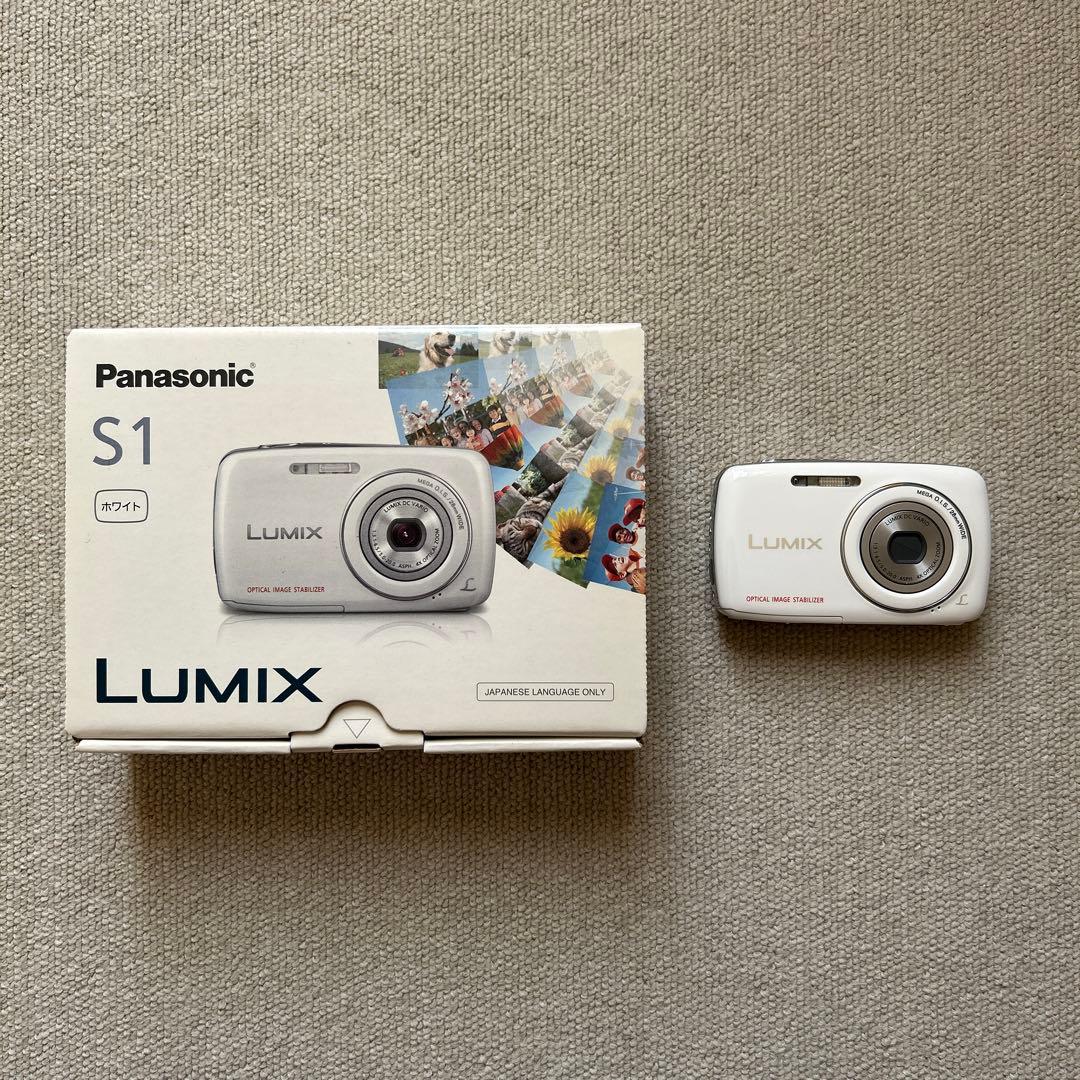 【美品】Panasonic デジタルカメラ LUMIX DMC-S2ホワイト