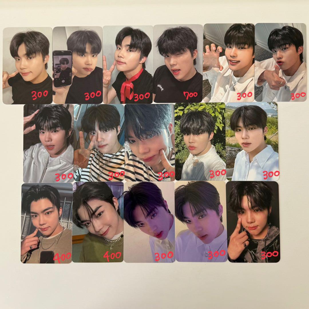 zb1 zerobaseone ゼベワン　ゴヌク　トレカ　封入　特典　セット