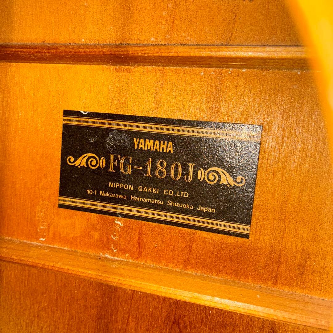 調整済み　YAMAHA 黒ラベル　fg-180j素晴らしい音です爆音です