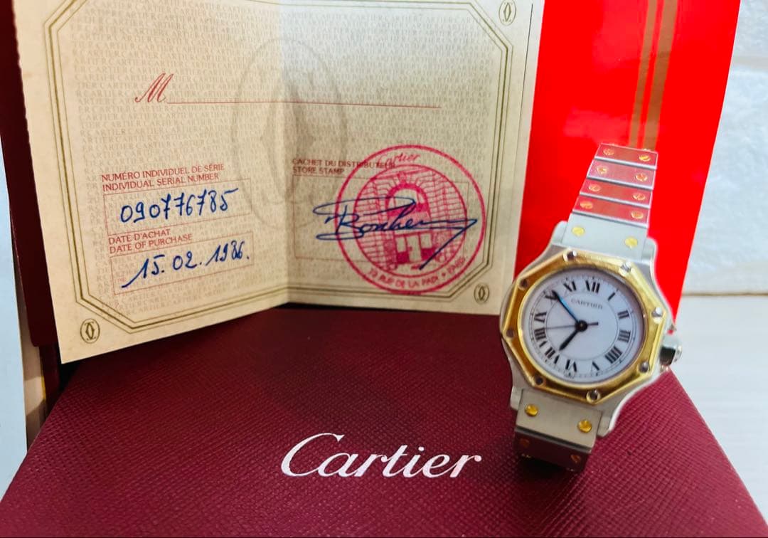 Cartier Santos レディースウォッチ