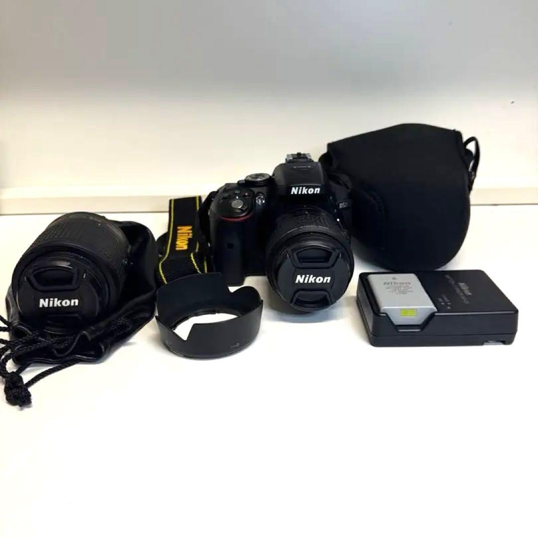 Nikon D5300 ダブルズームキット 標準＋望遠レンズ 付属品 動作確認済