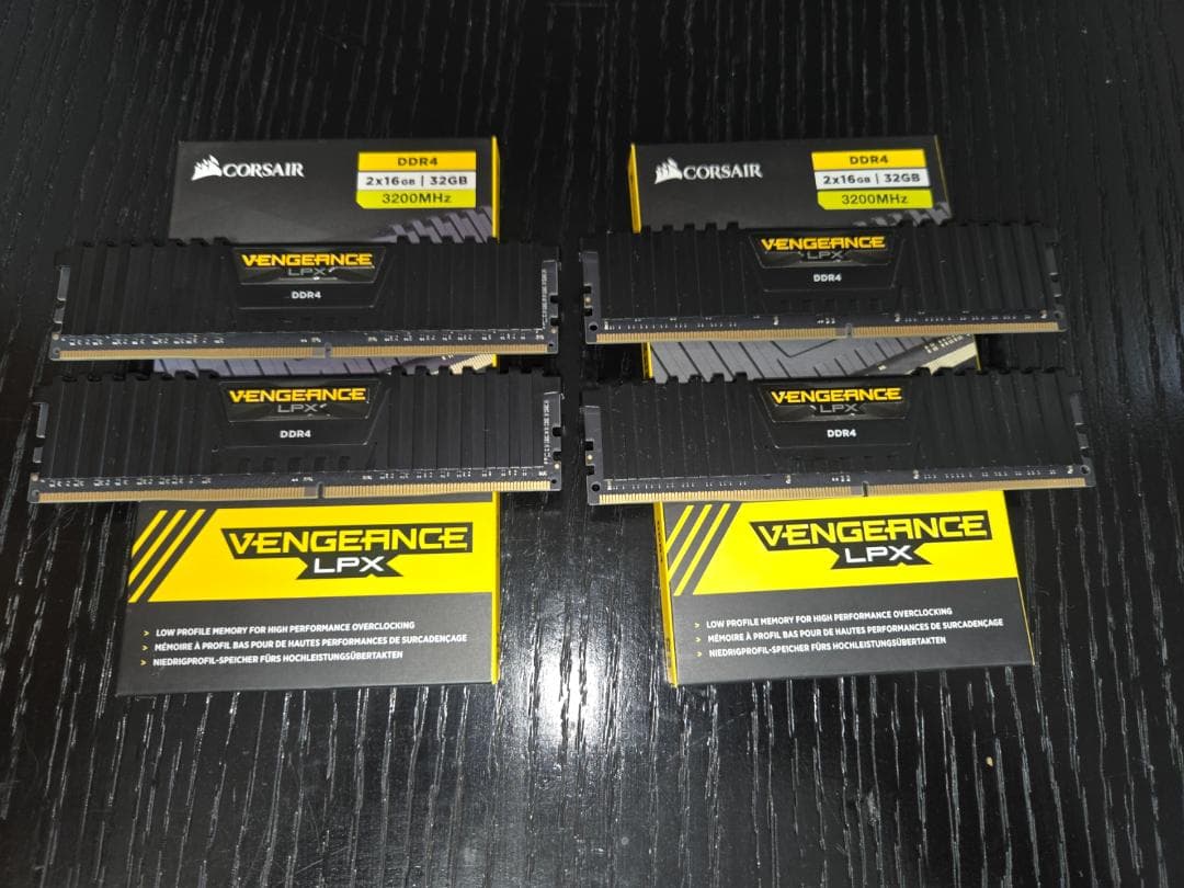 コルセア DDR4-3200 VENGEANCE LPX 16GB×2 2セット