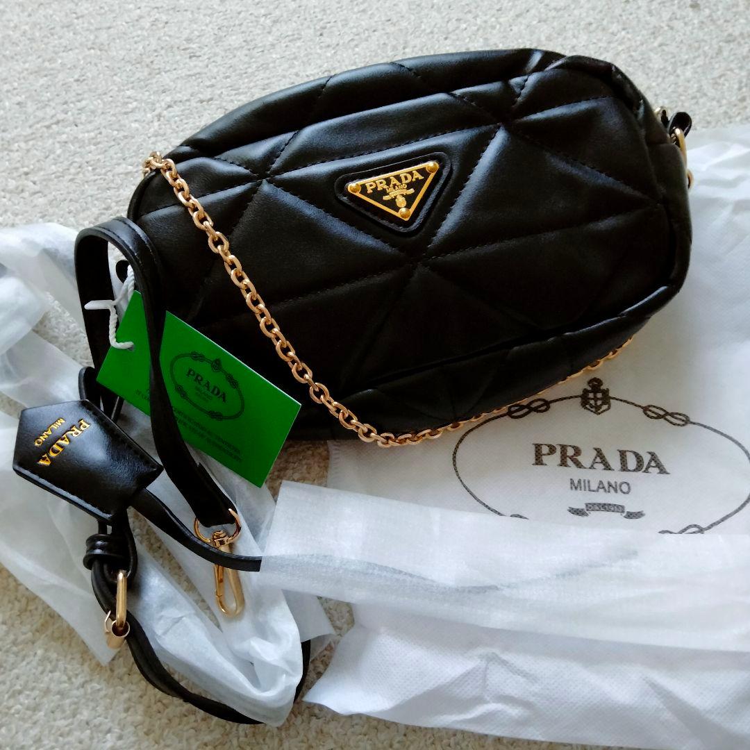 PRADA ブラック ショルダーバッグ2WAY ノベルティ