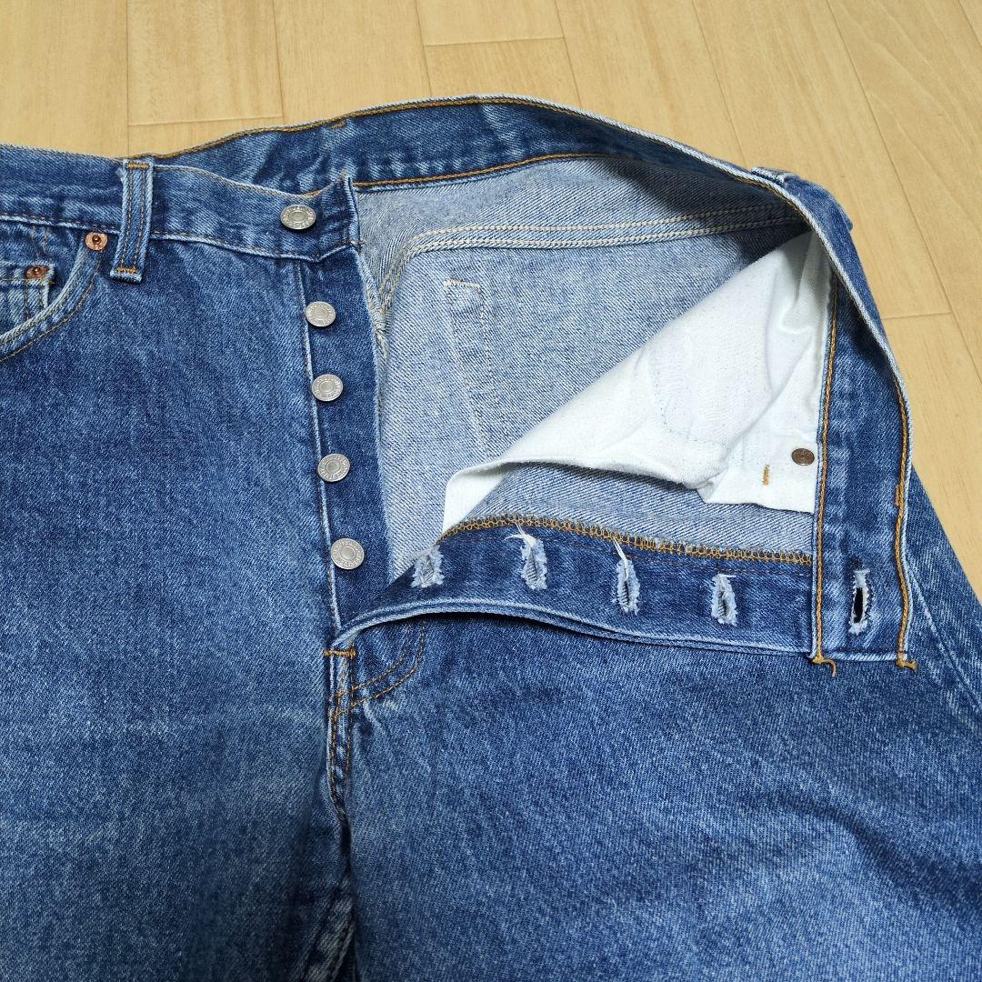 90s リーバイス 501 ブルー デニム USA製 実寸 W34×L30