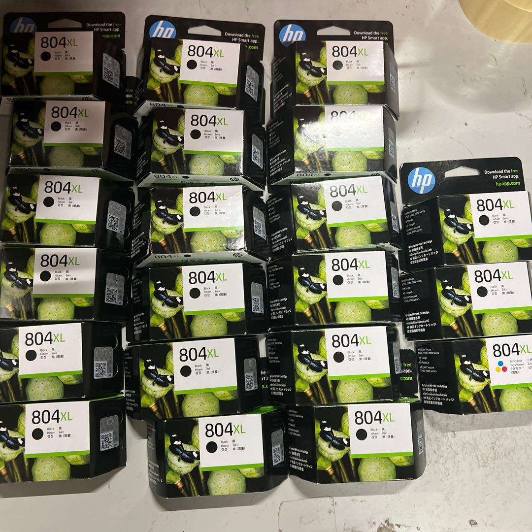 HP 804XL 20点　黒　三色1点