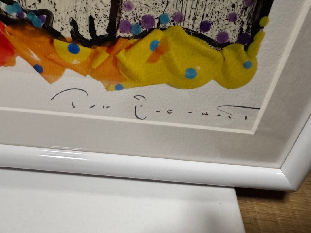 スヌーピー　トムエバハート　リトグラフ