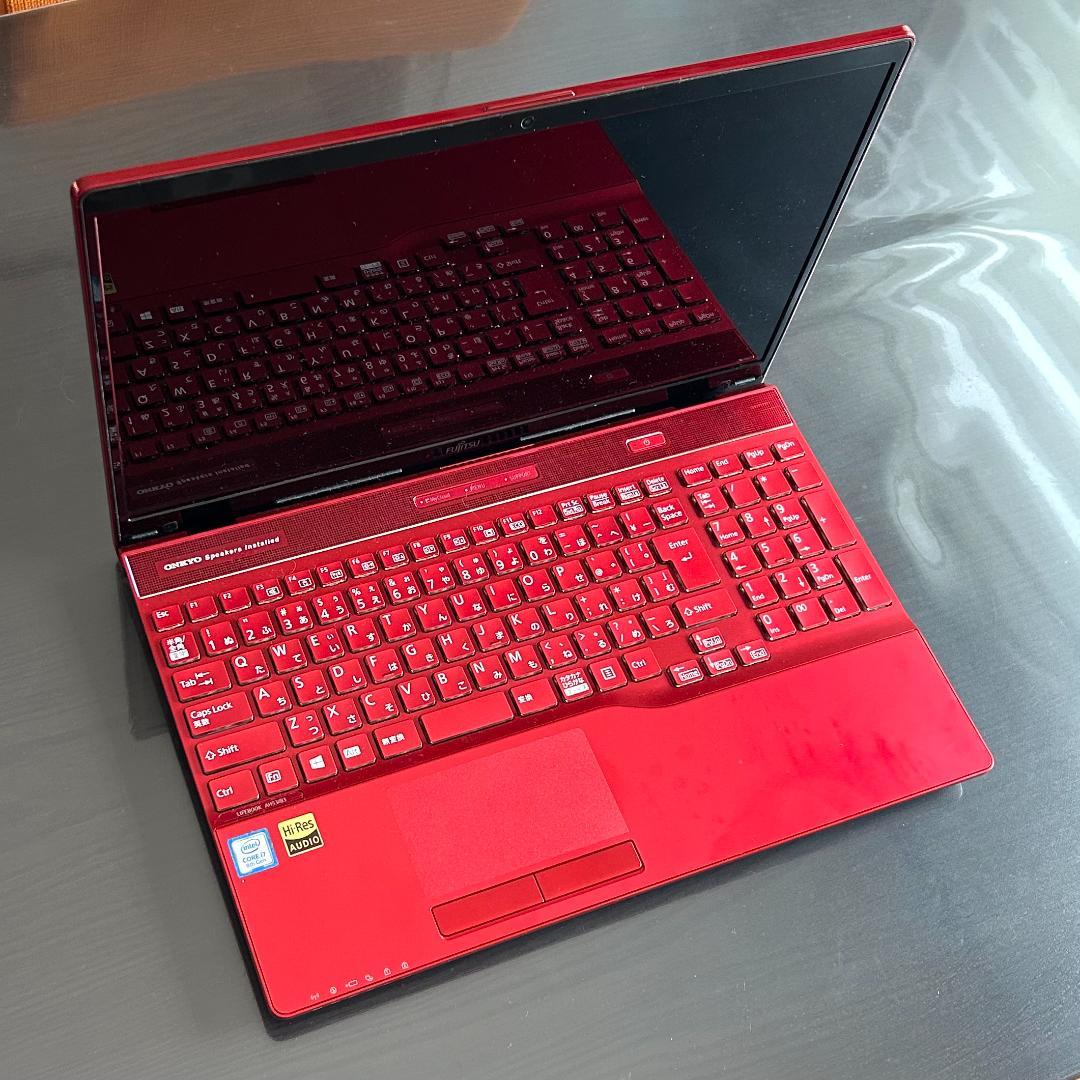 LIFEBOOK AH53/B3 赤ノートPC 15.6インチ