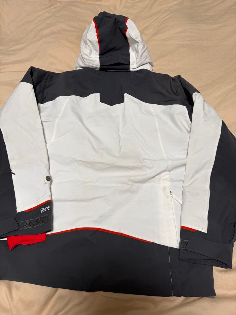 Phenix スキーウェアジャケット ＋パンツ　グレー/ホワイト/レッド