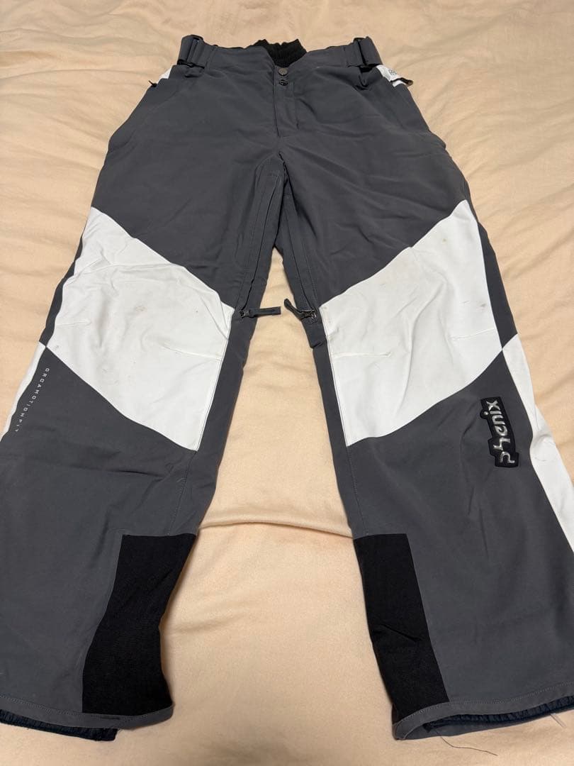 Phenix スキーウェアジャケット ＋パンツ　グレー/ホワイト/レッド