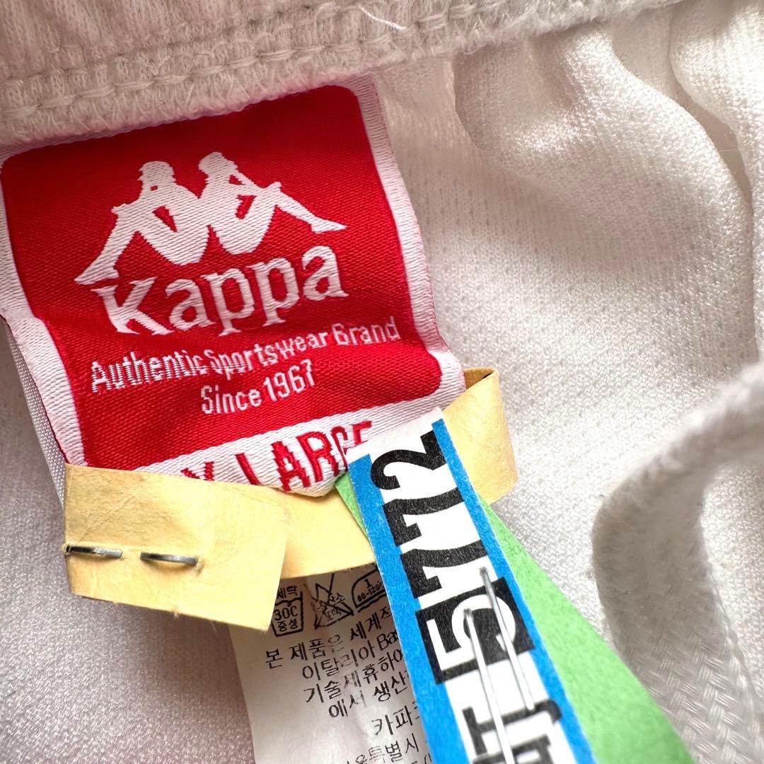 希少Kappa フーディ パンツセット 　 X LARGE　ホワイト　ビッグロゴ