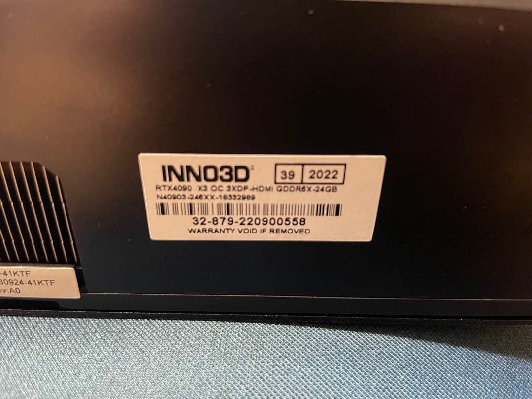 Geforce RTX4090 24GB ジャンク品