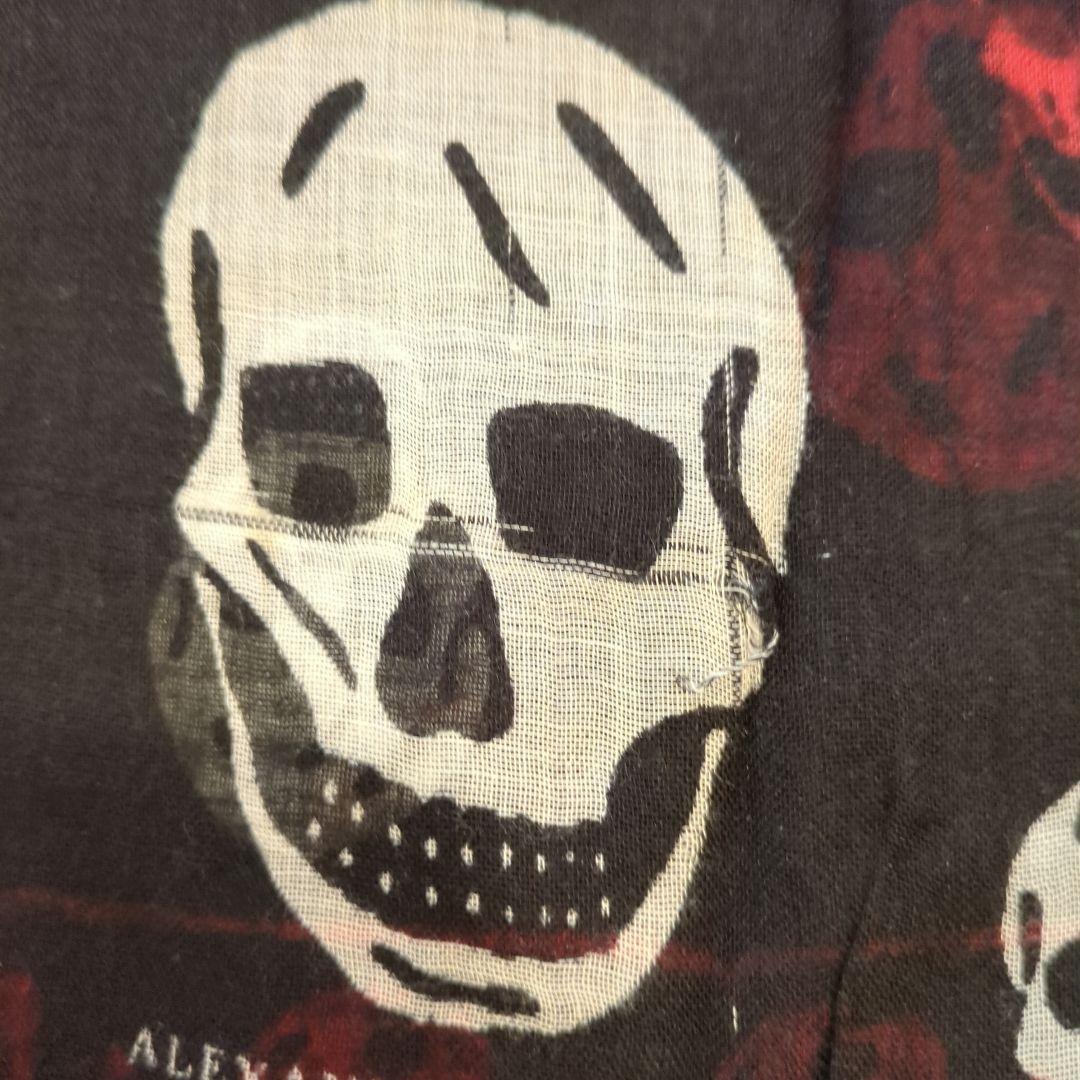 ALEXANDER MCQUEEN スカル スカーフ Classic Skull