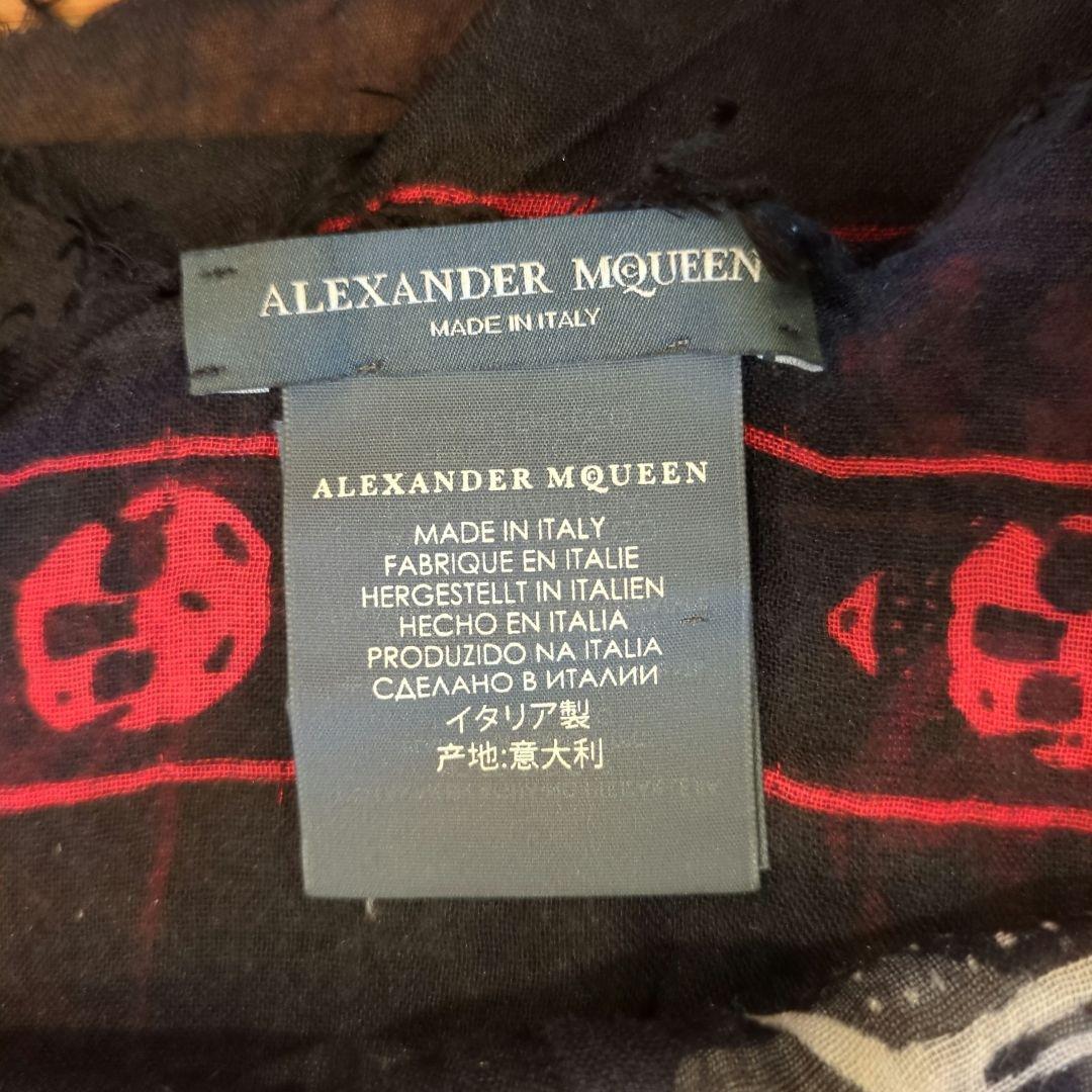 ALEXANDER MCQUEEN スカル スカーフ Classic Skull