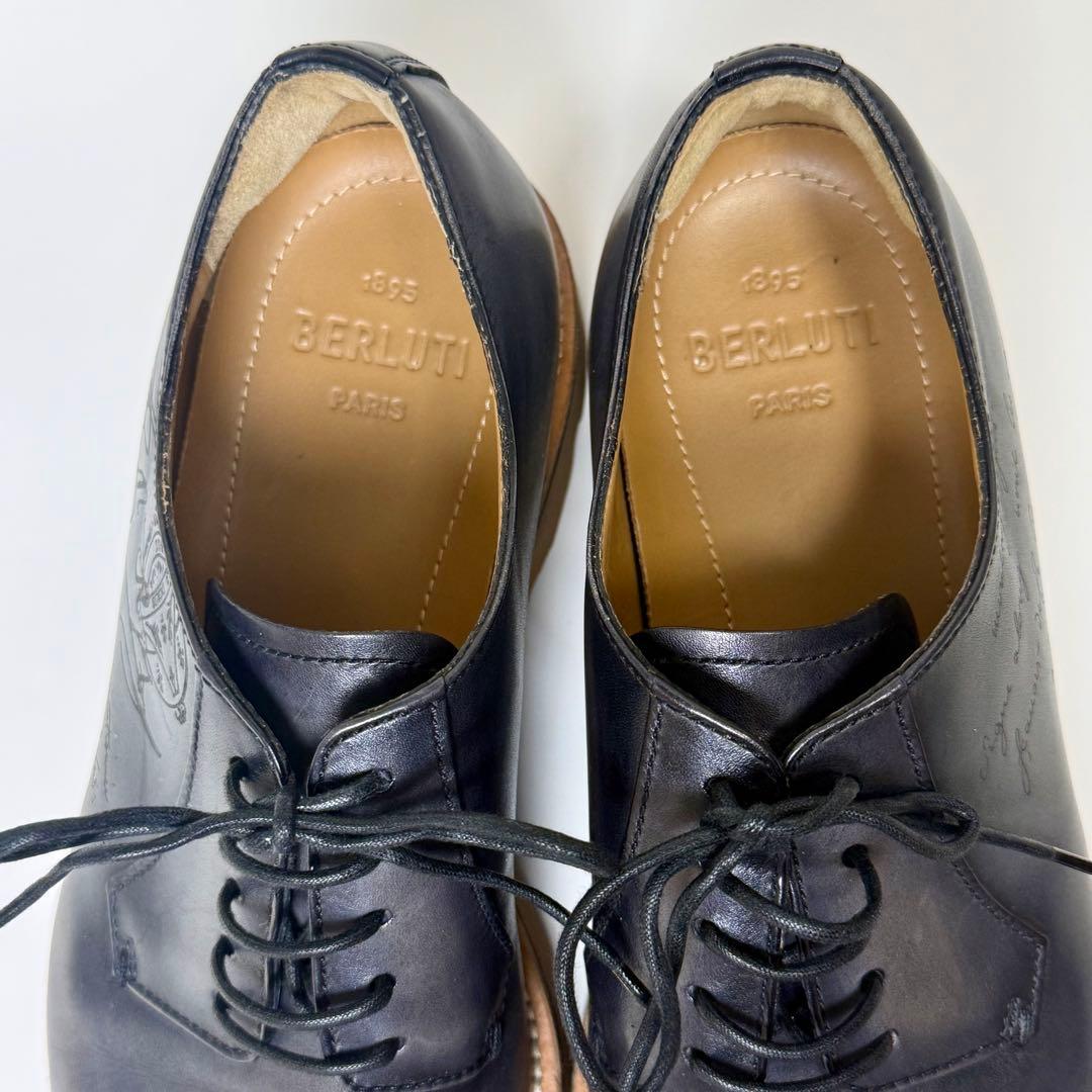 ベルルッティ レザーシューズ カリグラフィー アレッシオ パティーヌ サイズ7