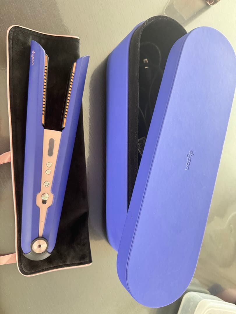 Dyson Corrale ヘアアイロン 青 収納ケース付き