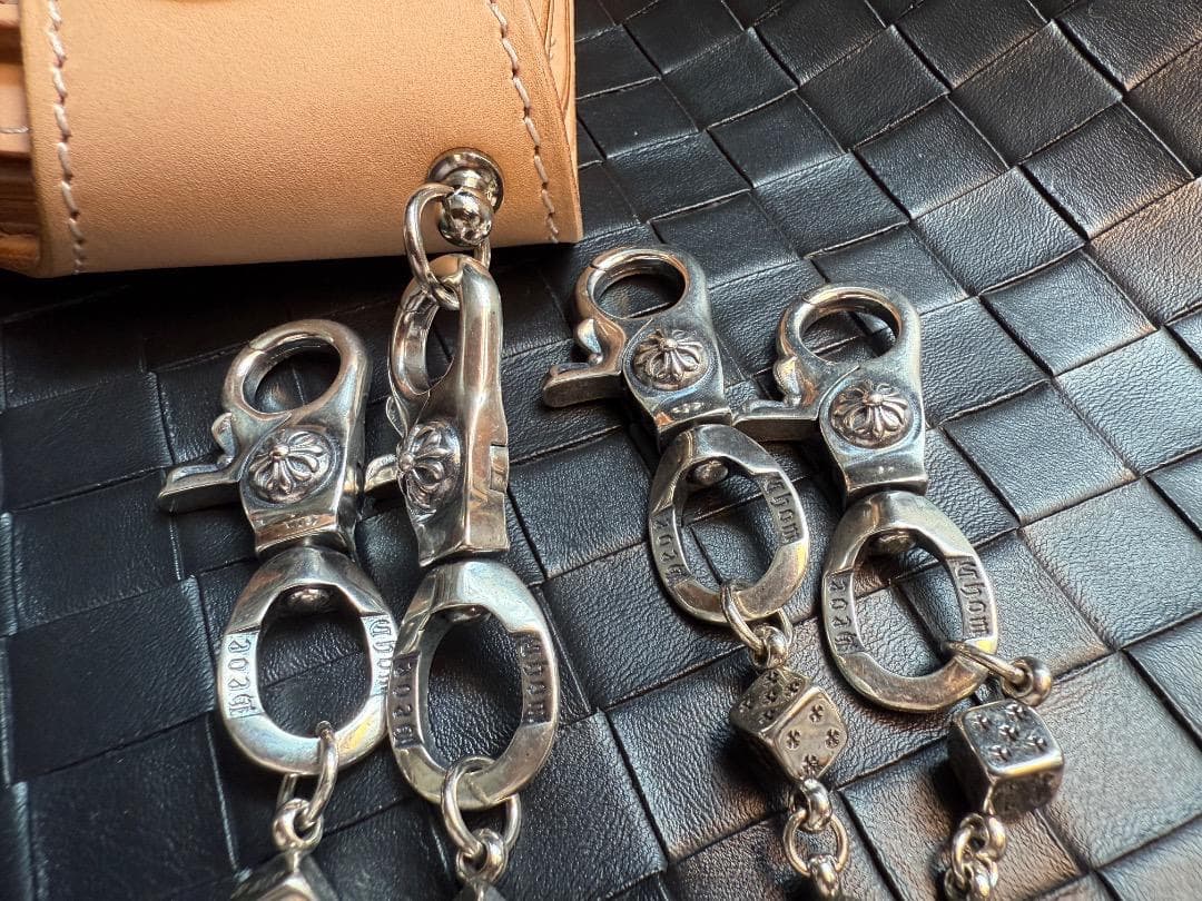 ★QBSZSZ　ウォレットチェーン　Dice×Flowerウォレットチェーン