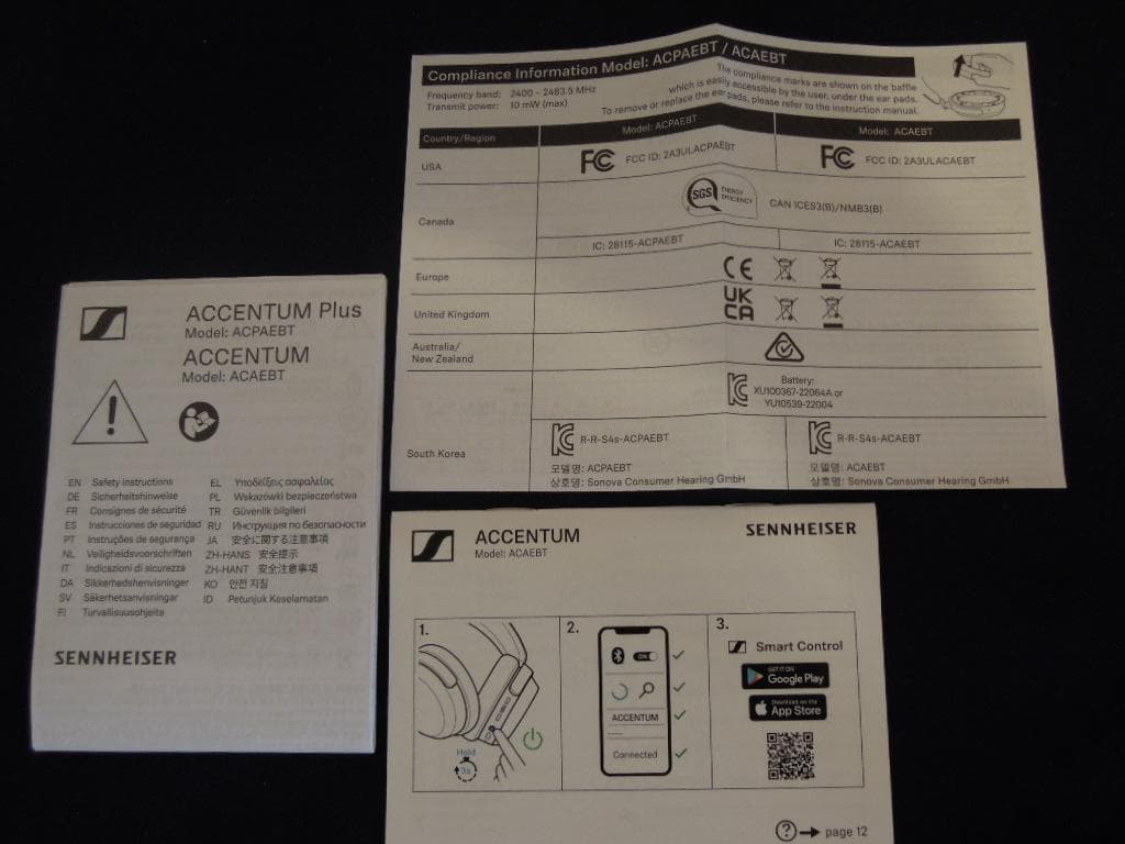 Sennheiserワイヤレスヘッドホン ACCENTUM Wireless