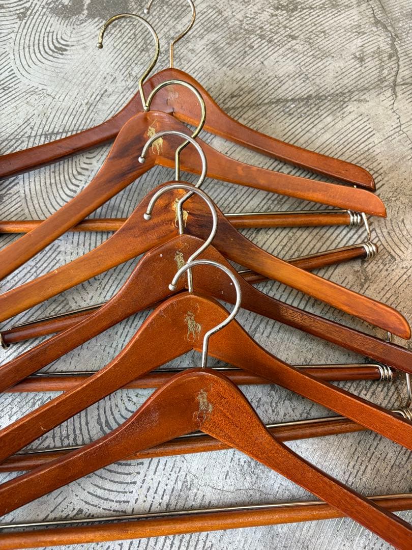 polo ralphlaurenポロラルフローレンハンガー6本づつセット