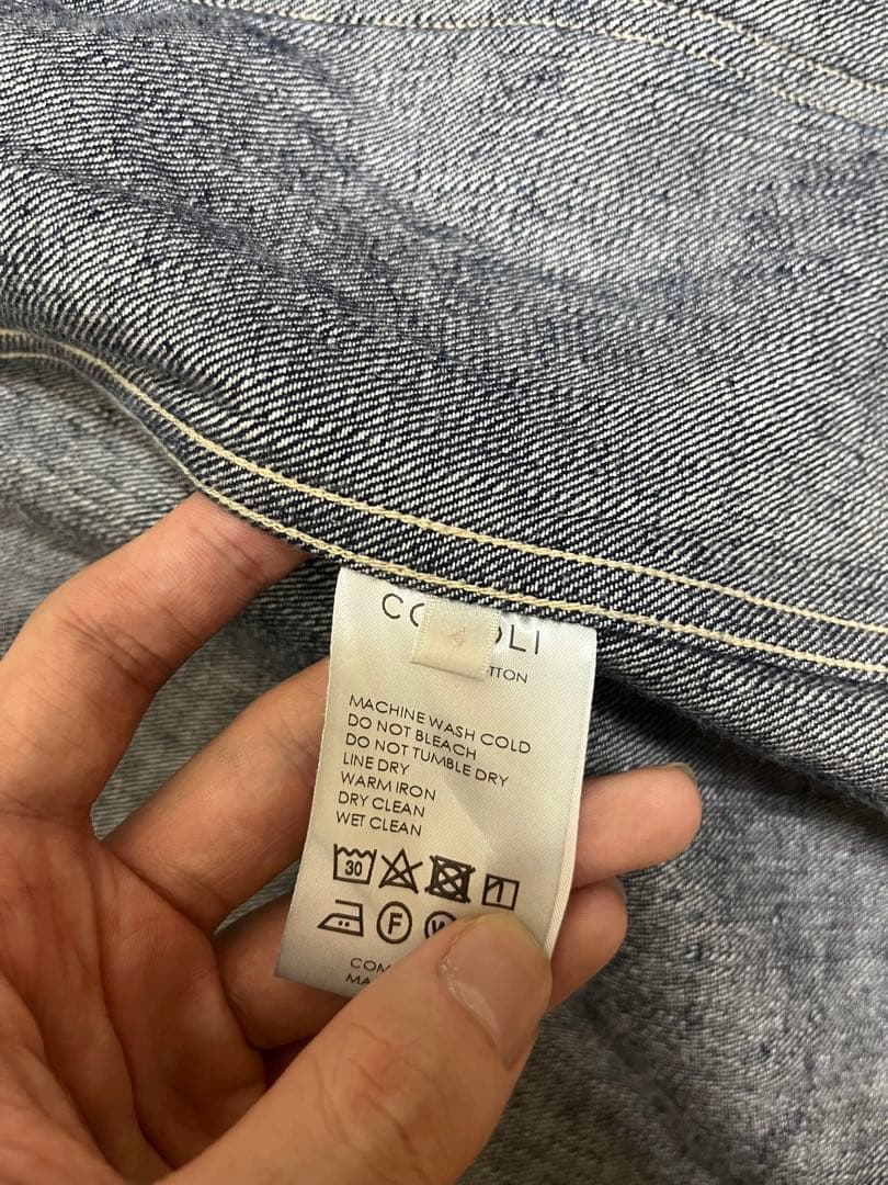 COMOLI デニムワークジャケット NAVY size 4