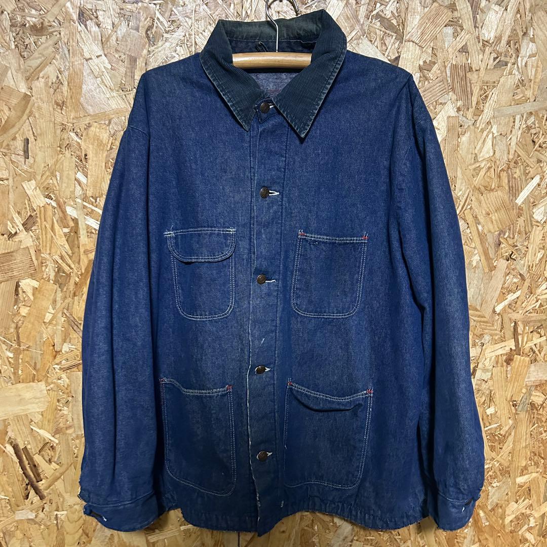 blue bell カバーオール ブルーベル 52 3XL デニム ビンテージ