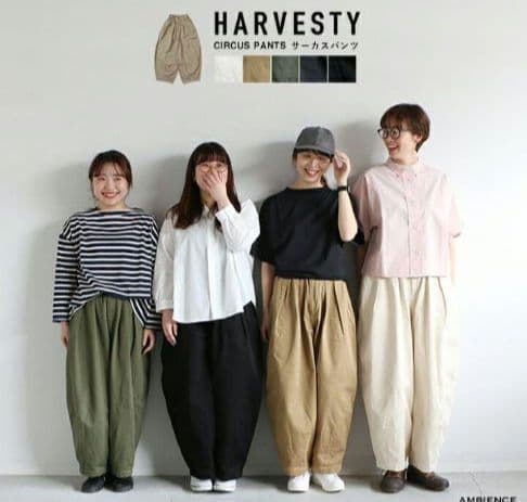 HARVESTY / ハーベスティ チノサーカスパンツ 1 ミリタリーグリーン