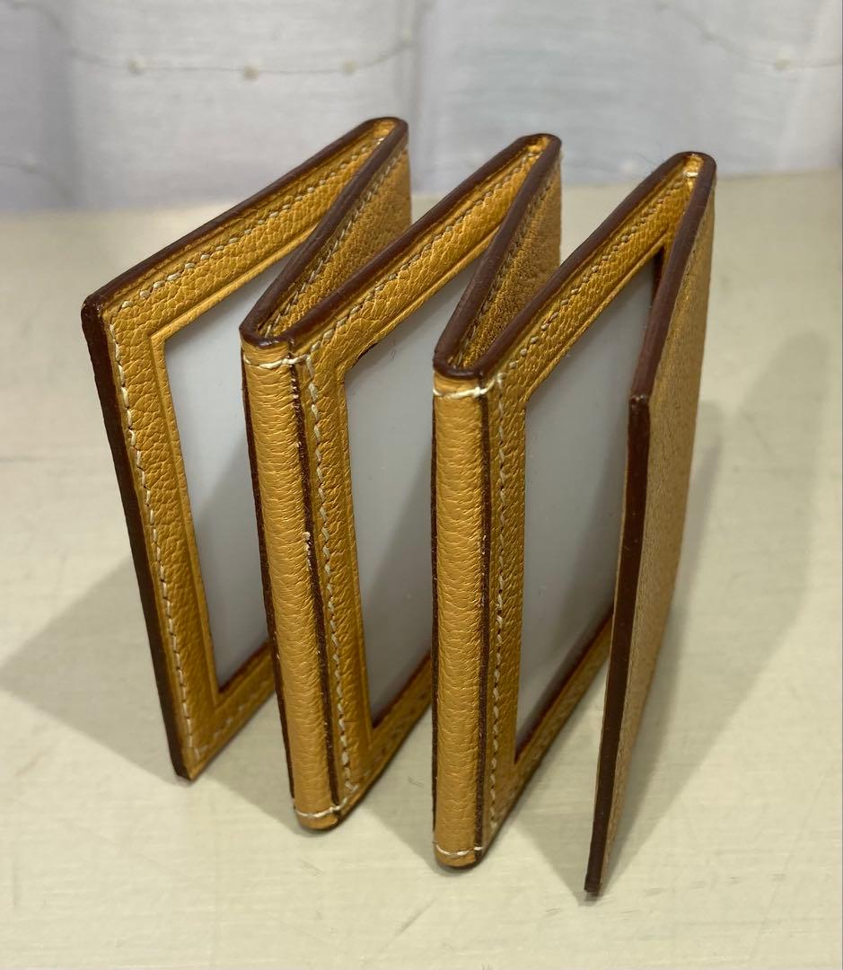 エルメス　ミニフォトフレーム　6枚用　イエロー　HERMES ギフト対応可能