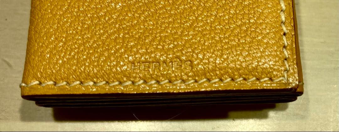 エルメス　ミニフォトフレーム　6枚用　イエロー　HERMES ギフト対応可能