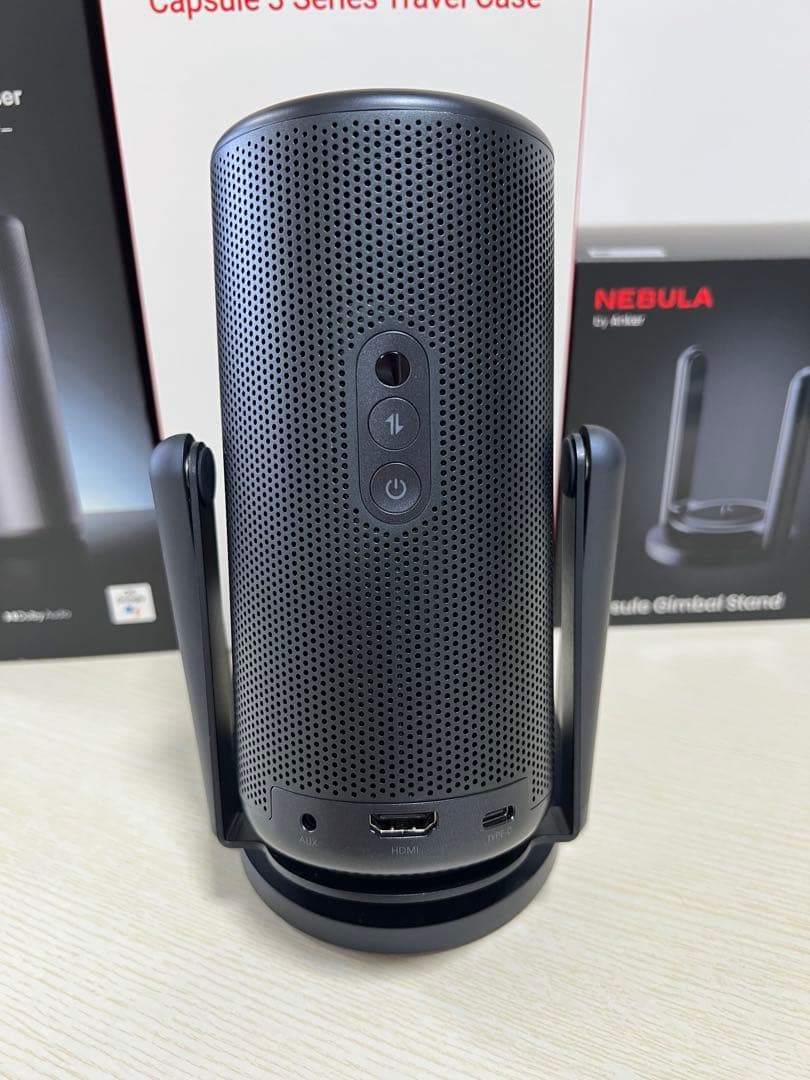 【美品】nebula capsule 3 laser 公式スタンド&ケース付